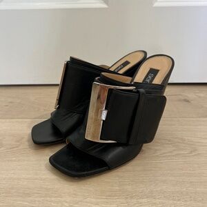 Sergio Rossi buckle heels